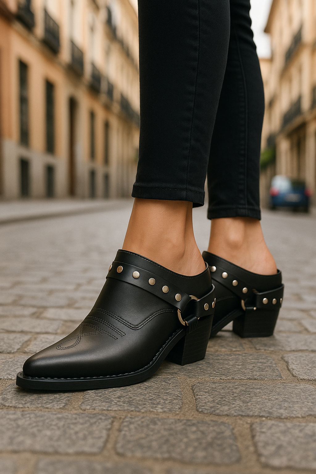 Zapatos Figari Vaqueros Negro