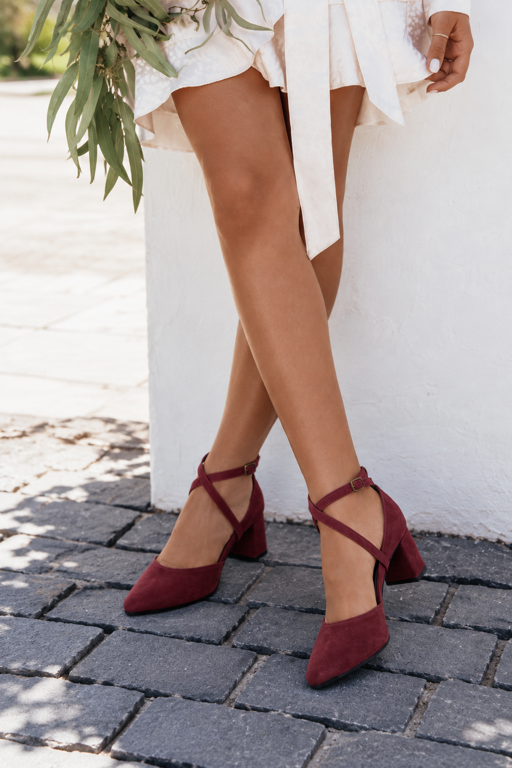 Zapato Velvet Ruby Burdeos