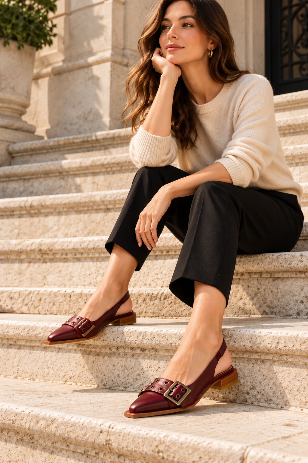 Zapatos Siena Guinda