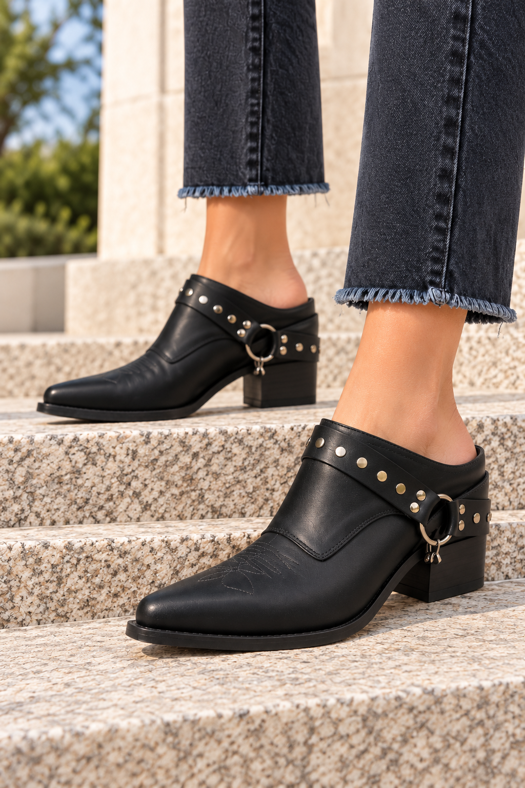 Zapatos Figari Vaqueros Negro