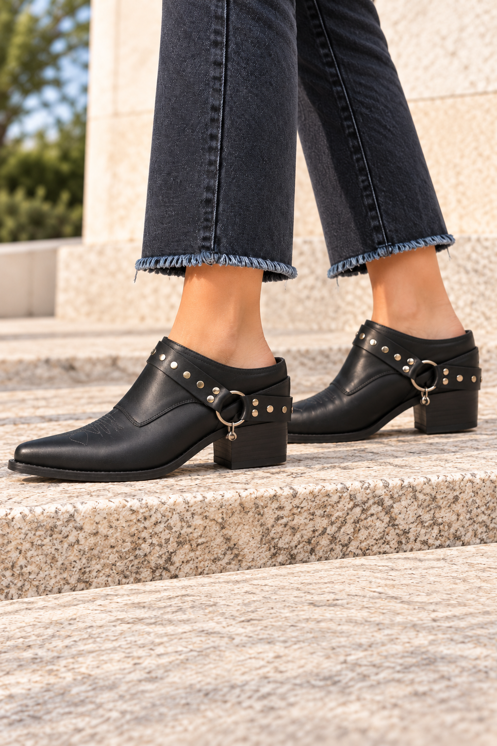 Zapatos Figari Vaqueros Negro