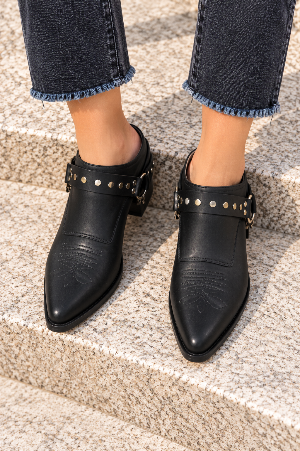 Zapatos Figari Vaqueros Negro