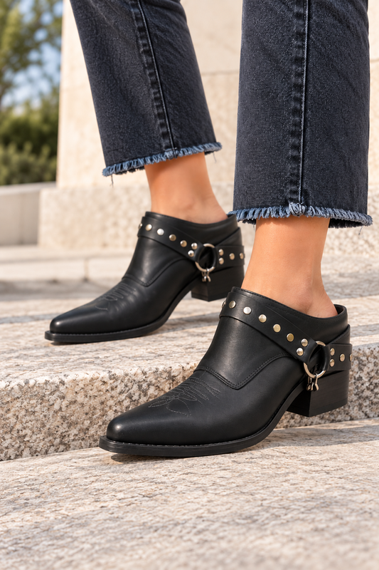 Zapatos Figari Vaqueros Negro